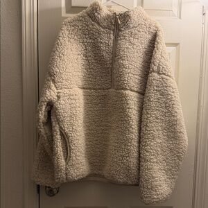 BDG Men size large new with tags Cream Zip Up Sweater